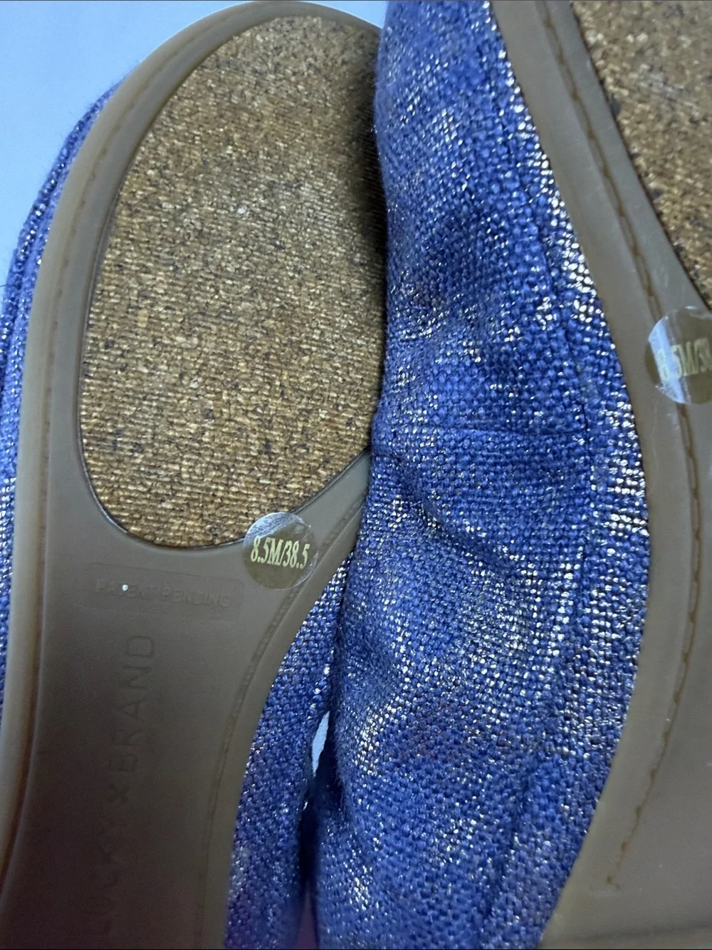 Lucky Brand Women's Shimmer Ballet Flats - Lavender